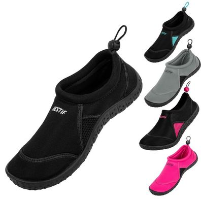 Badeschuhe Herren Damen Schwimmschuhe Neopren Wasserschuhe Kordelzug