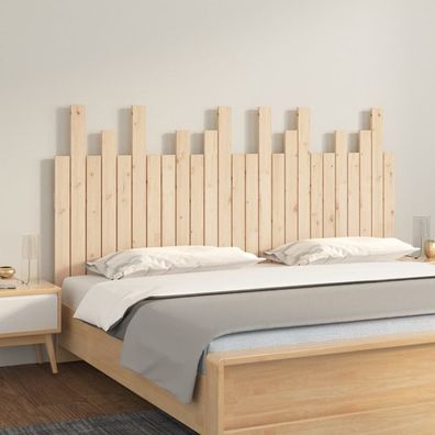 vidaXL Wand-Kopfteil 159,5x3x80 cm Massivholz Kiefer