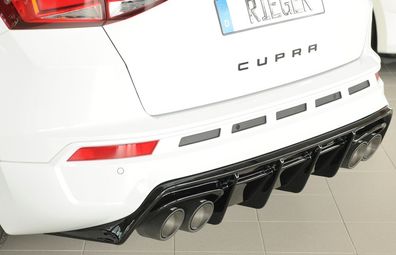 Rieger Diffusor für Cupra Ateca 5FP mit AHK ab 09/2018 inkl. Facelift Y 00088231 Glo