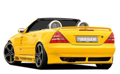 Rieger Heckansatz für Mercedes SLK R170 09/1996-12/2000 bis Facelift Y 00070030 schw