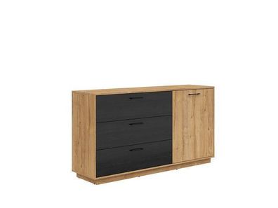 Kommode Maio Sideboard Schubladenschrank 45 x 160 x 89 , Braun