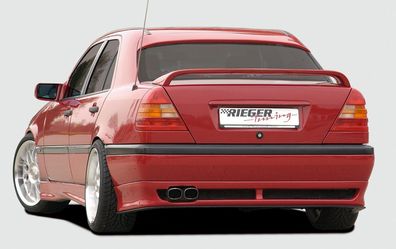 Rieger Heckscheibenblende für Mercedes C-Klasse W202 Limousine K 00025020 schwarz ma