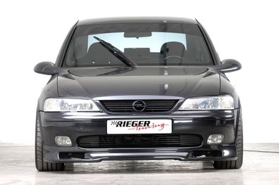 Rieger Spoilerlippe für Opel Vectra B bis Modell 2000 Y 00046150 schwarz matt Lackie