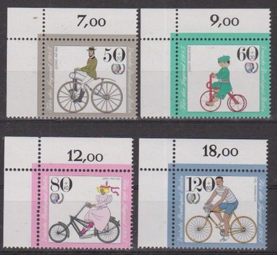 Berlin 1985 postfrisch Ecke ober links MiNr. 735-738 Internationales Jahr der Jugend