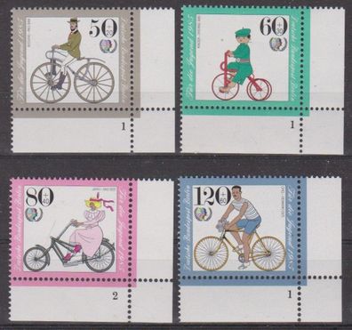 Berlin 1985 postfrisch Ecke ober rechts MiNr. 735-738 Internationales Jahr der Jugend