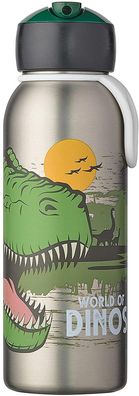 Mepal 4 Stück thermoflasche flip-up campus 350 ml - dino 107458065381