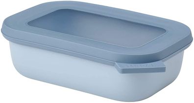 Mepal 4 Stück multischüssel cirqula rechteckig 500 ml - nordic blue 106251015700