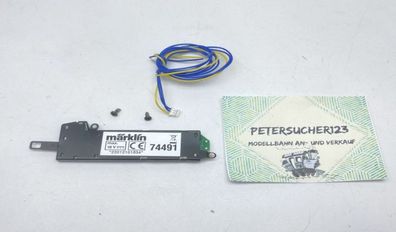 Märklin H0 Weichenantrieb + Schrauben + Kabel C-Gleis großes Etikett 74491