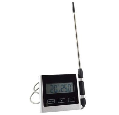 Saro Digitales Thermometer für Ofen Mit Alarm Modell 4717
