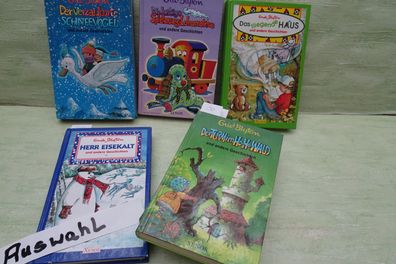 Enid Blyton Xenos 90er Schneevogel Spielzeuglokomotive fliegende Haus Eisekalt Turm