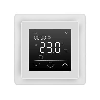 Fußbodenheizung Thermostat Digital Unterputz Temperaturregler weiß Touchscreen