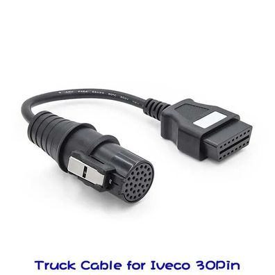 Adapter für Iveco 30 Pin zu 16 Pin auf OBD2 Stecker für Autocom Launch Delphi