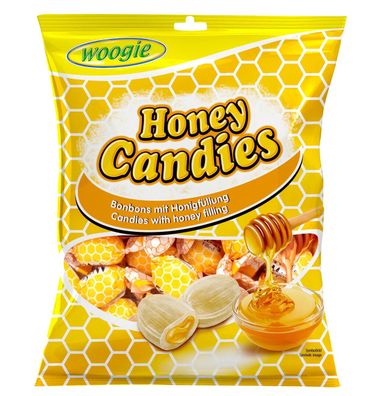 woogie Honey Candies - Bonbons mit Honigfüllung 150g Original "Made in Italy"