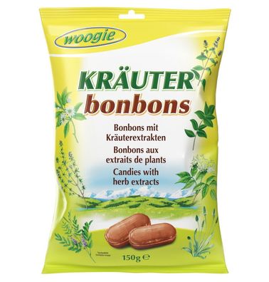 woogie Kräuter Bonbons 150g mit 20 verschiedenen Kräutern