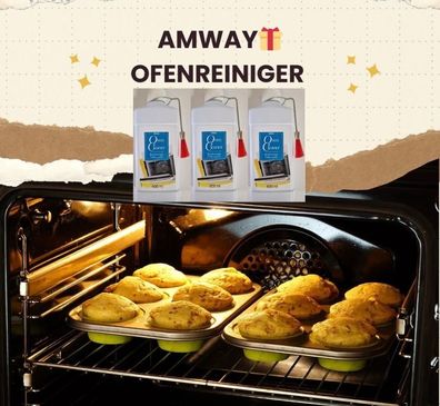 3x 1 Amway Ofenreiniger Gel Oven Cleaner Backofenreiniger Grillreiniger