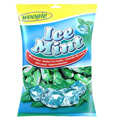 woogie Bonbons Ice Mints 170g Gefüllte Mint-Eis-Bonbons von Woogie - Einzigartig