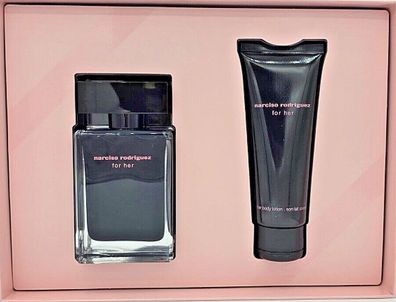 Narciso Rodriguez for Her Eau de Toilette für Damen - 50 ml & Bodylotion 75 ml