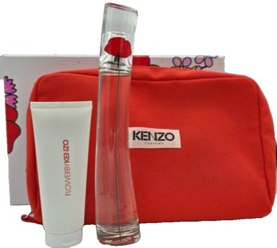 Kenzo Flower by Kenzo Eau de Parfum 50 ml & Bodylotion 75 ml & Kosmetiktasche