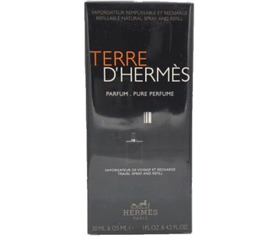 Hermes Terre D`Hermes Eau de Parfum Spray 30 ml & Nachfüllung 125 ml EDP