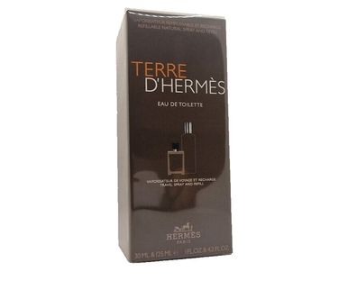 Hermes Terre D`Hermes Eau de Toilette Spray 30 ml & Nachfüllflasche 125 ml EDT