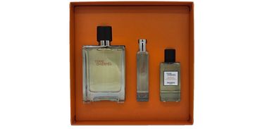 Hermes Terre d'Hermès 100 ml Eau de Toilette & Duschgel 40 ml & EDT 15 ml