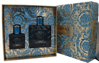 Versace Eros Herren Eau de Toilette 100 ml & Eau de Toilette 30 ml NEU & OVP