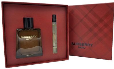 Burberry Hero Eau de Parfum für Herren - 100 ml + Eau de Parfum 10 ml NEU &NOVP