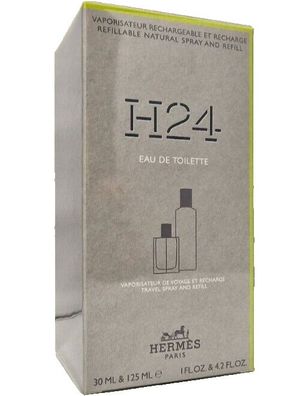 Hermes H 24 Eau de Toilette Spray 30 ml + Nachfüll Flasche 125 ml EDT