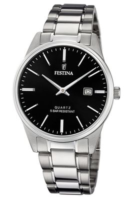 Festina Herren-Quarzuhr Edelstahl/Schwarz F20511/4