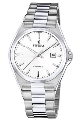 Festina Herren-Armbanduhr Quarz Stahl/Silberfarben F20552/2