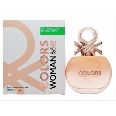 Benetton Colors Woman Rose Eau de Toilette 80ml Spray