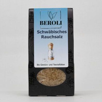 Bio Beroli 6x Gourmetsalz Schwäbisches Rauchsalz Beroli 150g