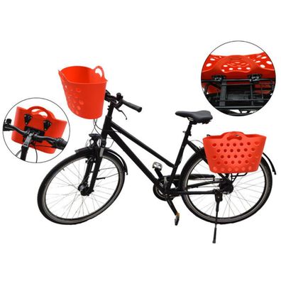 Fahrrad Shopperkorb Duo Rot