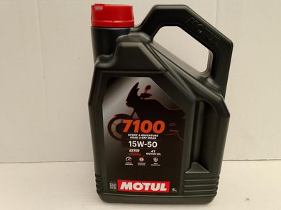 10,70€/ l Motul 7100 4T 15W-50 4 L synth Ester 4-Takt Motorrad Öl