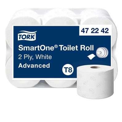 Tork Toilettenpapier SmartOne 472242 2-lagig weiß 6 Ro/Pack