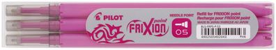 Pilot BLS-FRP5-P-S3 Tintenrollermine FriXion BLS-FRP5 - 0,3 mm, pink, 3er Pack