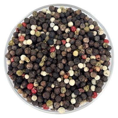 100g Bunter Pfeffer ganz mit Rosa Beeren für die Mühle