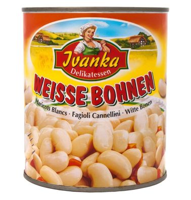 Ivanka Weisse Bohnen 800g