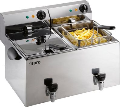 Gastronomie Saro Fritteuse Modell Profri 88 V, Inhalt 2X 8 Liter