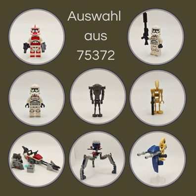 Lego® Star Wars Minifiguren & Zubehör zur Auswahl aus Set 75372