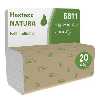 Scott Papierhandtuch Natura 6811 Z/Z 2lg. 25x23cm 20x180 Bl./Pack