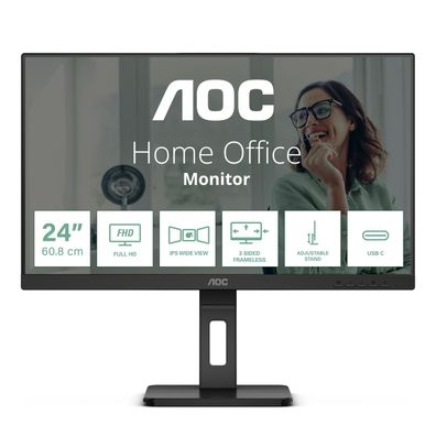 61cm/24" (1920x1080) AOC Pro-line 24P3CV 16:9 FHD IPS 4ms 75Hz HDMI DP USB-C Sp... ->