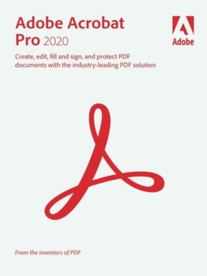 Adobe Acrobat 2020 PRO - Vollversion - Deutsch - Windows