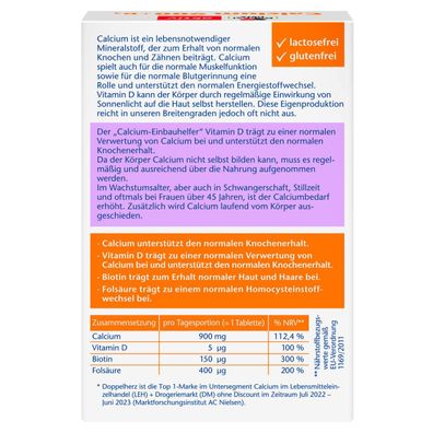 Doppelherz Calcium 900 + D3 + Biotin 30St