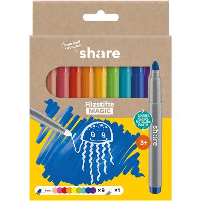 share Filzstift Magic 4-0005-10 sort 10St