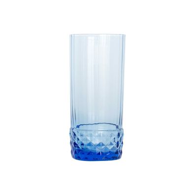 Gläserset Bormioli Rocco America'20s Blau 6 Stück Glas (490 ml) Default Title