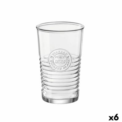 Trinkglas Bormioli Rocco Officina Durchsichtig Glas 475 ml (6 Stück) Default Title