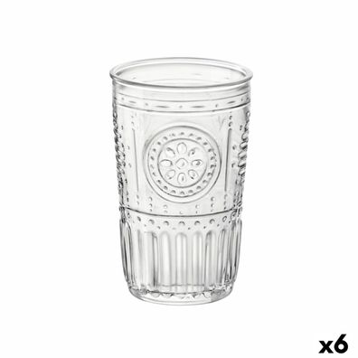 Trinkglas Bormioli Rocco Romantic Durchsichtig Glas 475 ml (6 Stück) Default Title