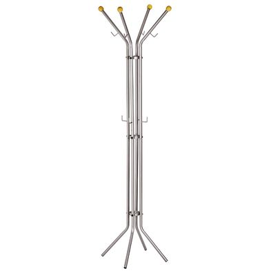 ALCO Garderobenständer 2800 52x180x52cm silber