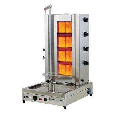 Saro Gas-Döner- Gyrosgrill 4 Brenner Tilla 4